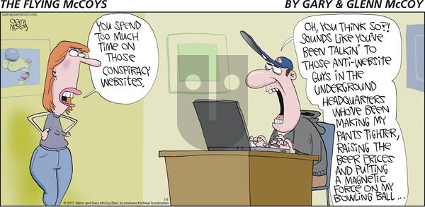 The Flying McCoys on Sunday January 8, 2017 Comic Strip