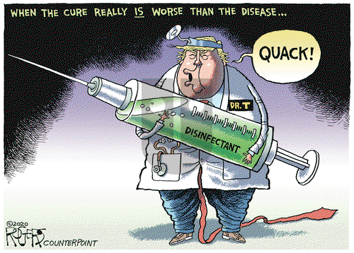 Rob Rogers on Wednesday April 29, 2020 Comic Strip