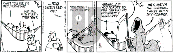 Over the Hedge on Saturday May 22, 1999 Comic Strip