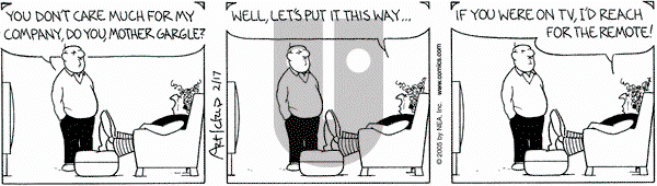 The Born Loser on Thursday February 17, 2005 Comic Strip