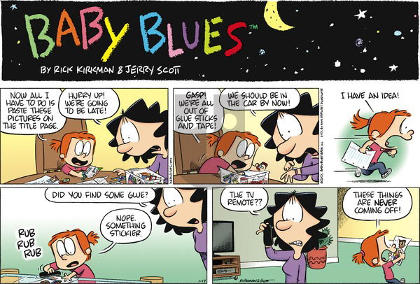 Baby Blues on Sunday January 17, 2021 Comic Strip
