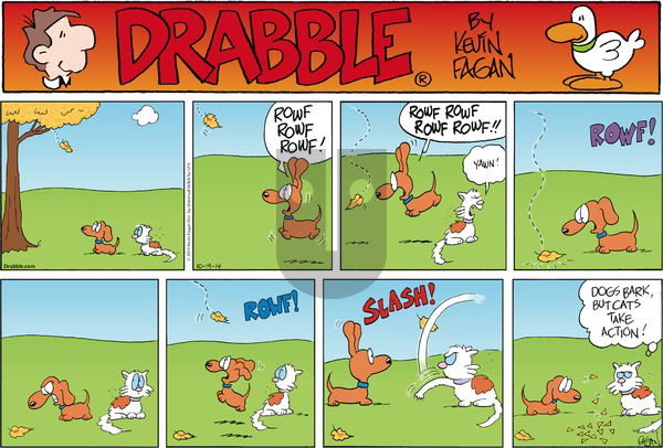 Drabble on Sunday October 19, 2014 Comic Strip