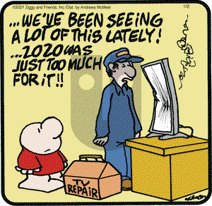 Ziggy on Saturday January 2, 2021 Comic Strip
