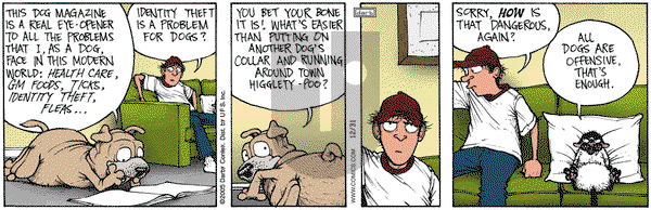 Get Fuzzy on Saturday December 31, 2005 Comic Strip