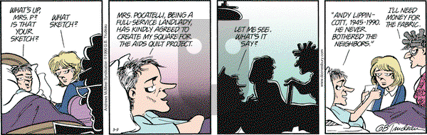 Doonesbury on Friday March 9, 2018 Comic Strip