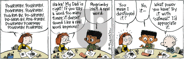 Cul de Sac on Monday October 21, 2013 Comic Strip