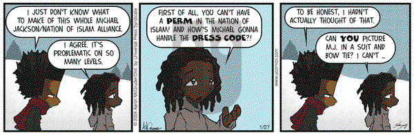 The Boondocks on Tuesday January 27, 2004 Comic Strip