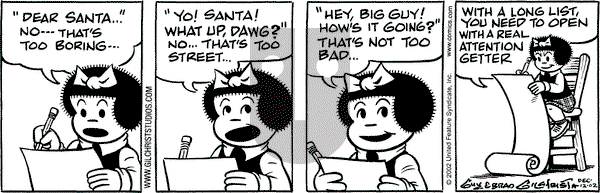 Nancy on Thursday December 12, 2002 Comic Strip