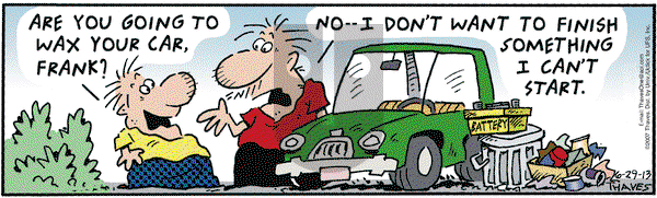 Frank and Ernest on Saturday June 29, 2013 Comic Strip