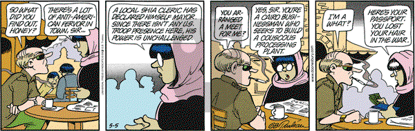 Doonesbury - Monday May 5, 2003 Comic Strip