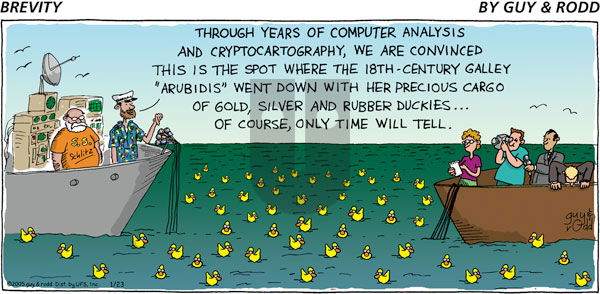 Brevity on Sunday January 23, 2005 Comic Strip