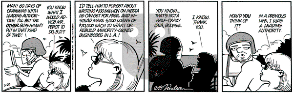 Doonesbury on Wednesday May 20, 1992 Comic Strip