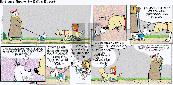 Red and Rover on Sunday January 24, 2010 Comic Strip