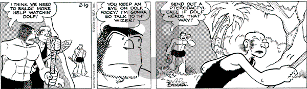 Alley Oop on Thursday February 19, 2004 Comic Strip