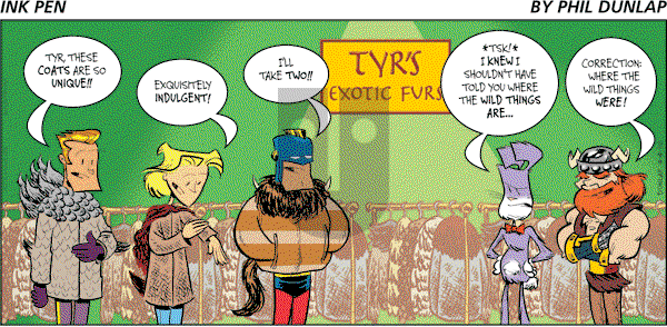 Ink Pen - Sunday April 4, 2010 Comic Strip