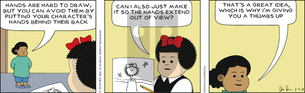 Nancy on Monday March 4, 2019 Comic Strip