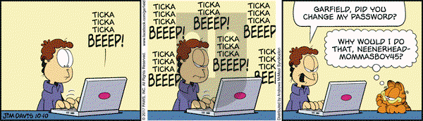 Garfield on Tuesday October 10, 2017 Comic Strip