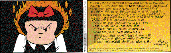 Nancy on Thursday October 22, 2009 Comic Strip