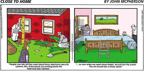 Close to Home - Sunday September 27, 1998 Comic Strip