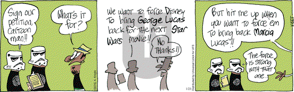 The Knight Life on Saturday January 23, 2016 Comic Strip