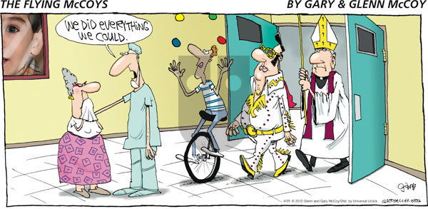 The Flying McCoys on Sunday April 29, 2012 Comic Strip