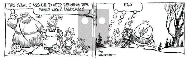 The Grizzwells on Saturday December 31, 1994 Comic Strip