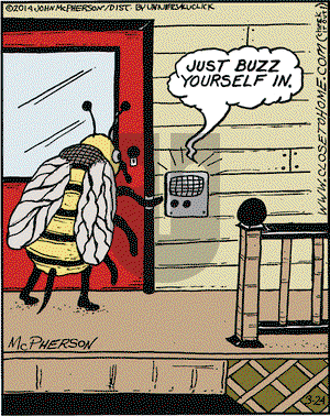 Close to Home on Monday March 24, 2014 Comic Strip