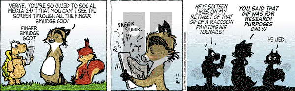 Over the Hedge on Thursday November 16, 2017 Comic Strip