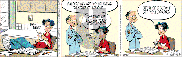 Baldo on Monday February 20, 2017 Comic Strip