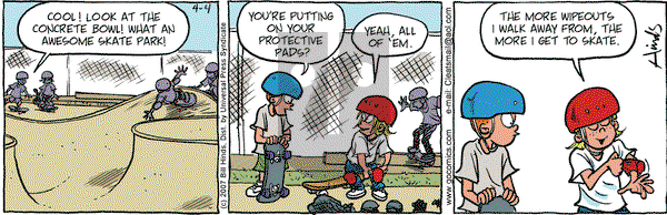 Cleats on Wednesday April 4, 2007 Comic Strip