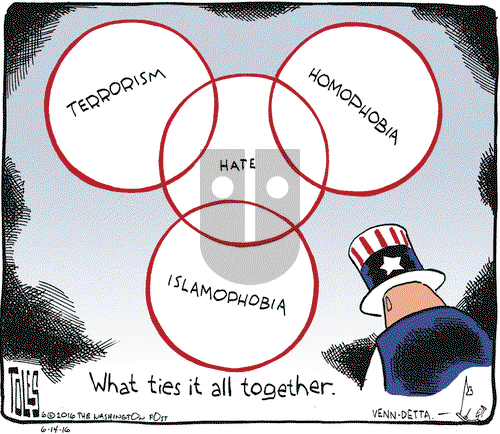 Tom Toles on Tuesday June 14, 2016 Comic Strip
