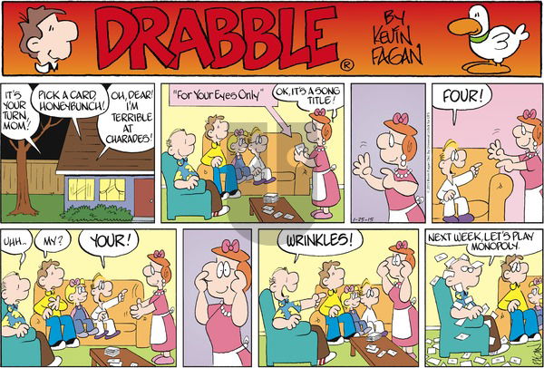 Drabble on Sunday January 25, 2015 Comic Strip