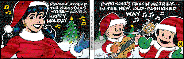 Nancy on Monday December 25, 2017 Comic Strip