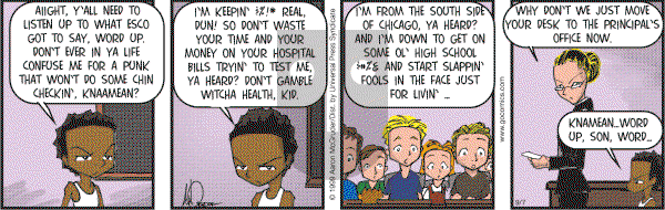 The Boondocks on Thursday September 7, 2006 Comic Strip