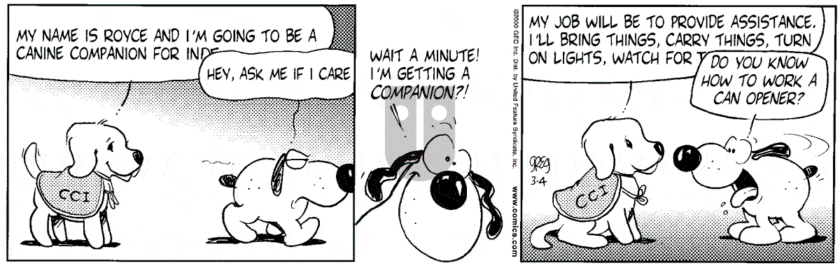 Luann - Saturday March 4, 2000 Comic Strip