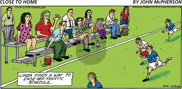 Close to Home on Sunday April 30, 2006 Comic Strip