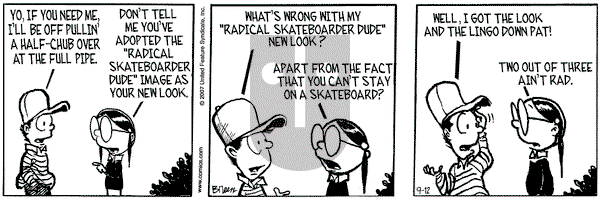 Grand Avenue on Wednesday September 12, 2007 Comic Strip
