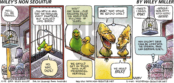 Non Sequitur on Friday July 14, 2000 Comic Strip