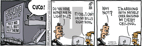 La Cucaracha on Monday July 25, 2011 Comic Strip