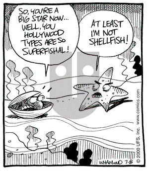 Reality Check on Saturday July 8, 2000 Comic Strip
