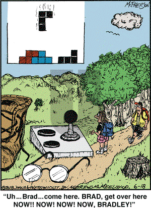 Close to Home on Monday June 18, 2018 Comic Strip