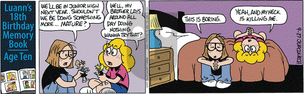 Luann on Saturday September 27, 2014 Comic Strip