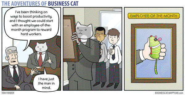 The Adventures of Business Cat on Monday February 22, 2016 Comic Strip