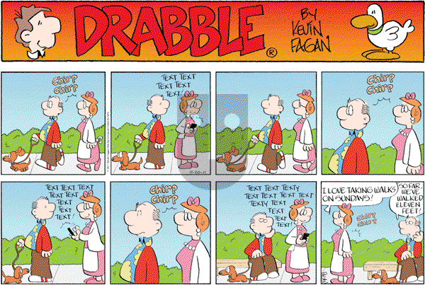Drabble on Sunday November 20, 2011 Comic Strip