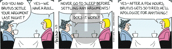 The Born Loser on Saturday February 5, 2011 Comic Strip