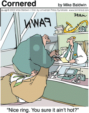 Cornered on Monday November 10, 2003 Comic Strip