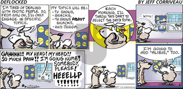 DeFlocked on Sunday July 26, 2020 Comic Strip