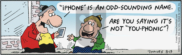 Frank and Ernest on Tuesday August 13, 2013 Comic Strip