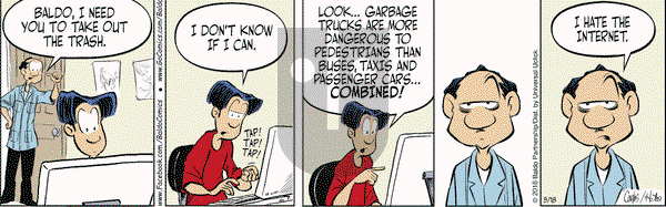 Baldo on Wednesday May 18, 2016 Comic Strip