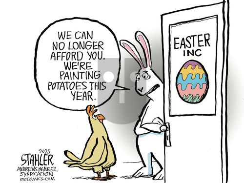 Jeff Stahler on Sunday February 16, 2025 Comic Strip